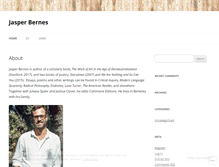 Tablet Screenshot of jasperbernes.net
